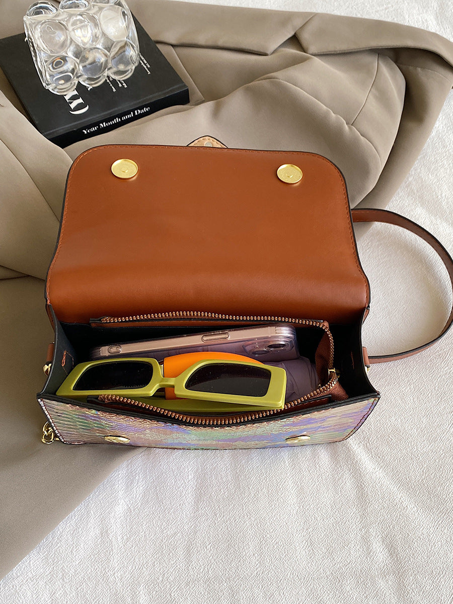 Vintage Snake Print Bag