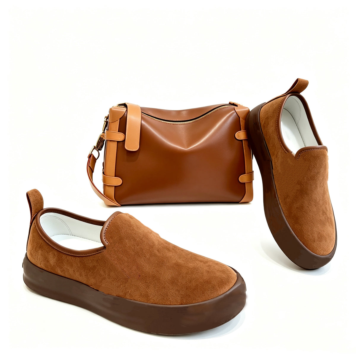 Crossbody bag&casual shoes set free shipping