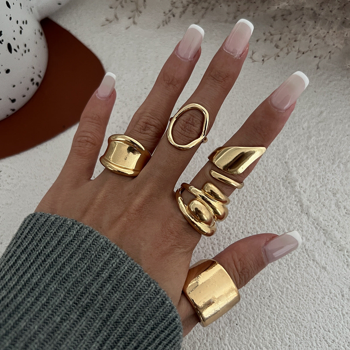 Irregular Geometric Joint Ring2
