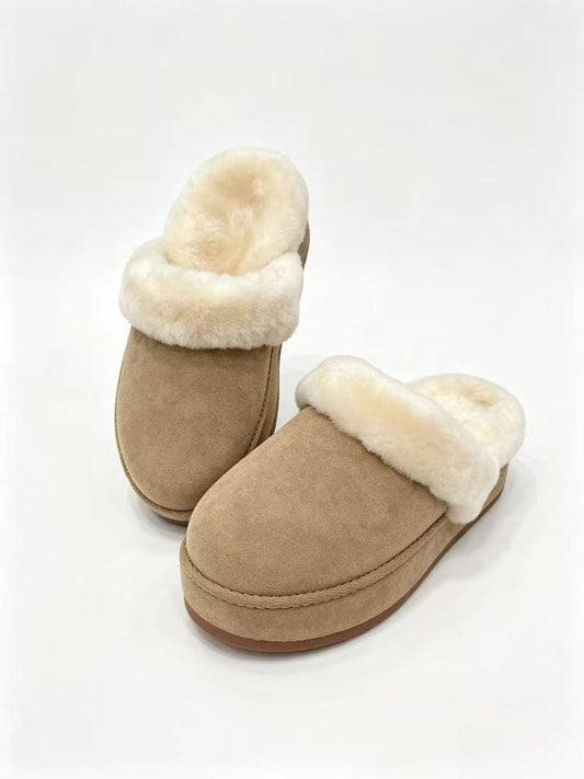 Women winter Platform slippers free shipping