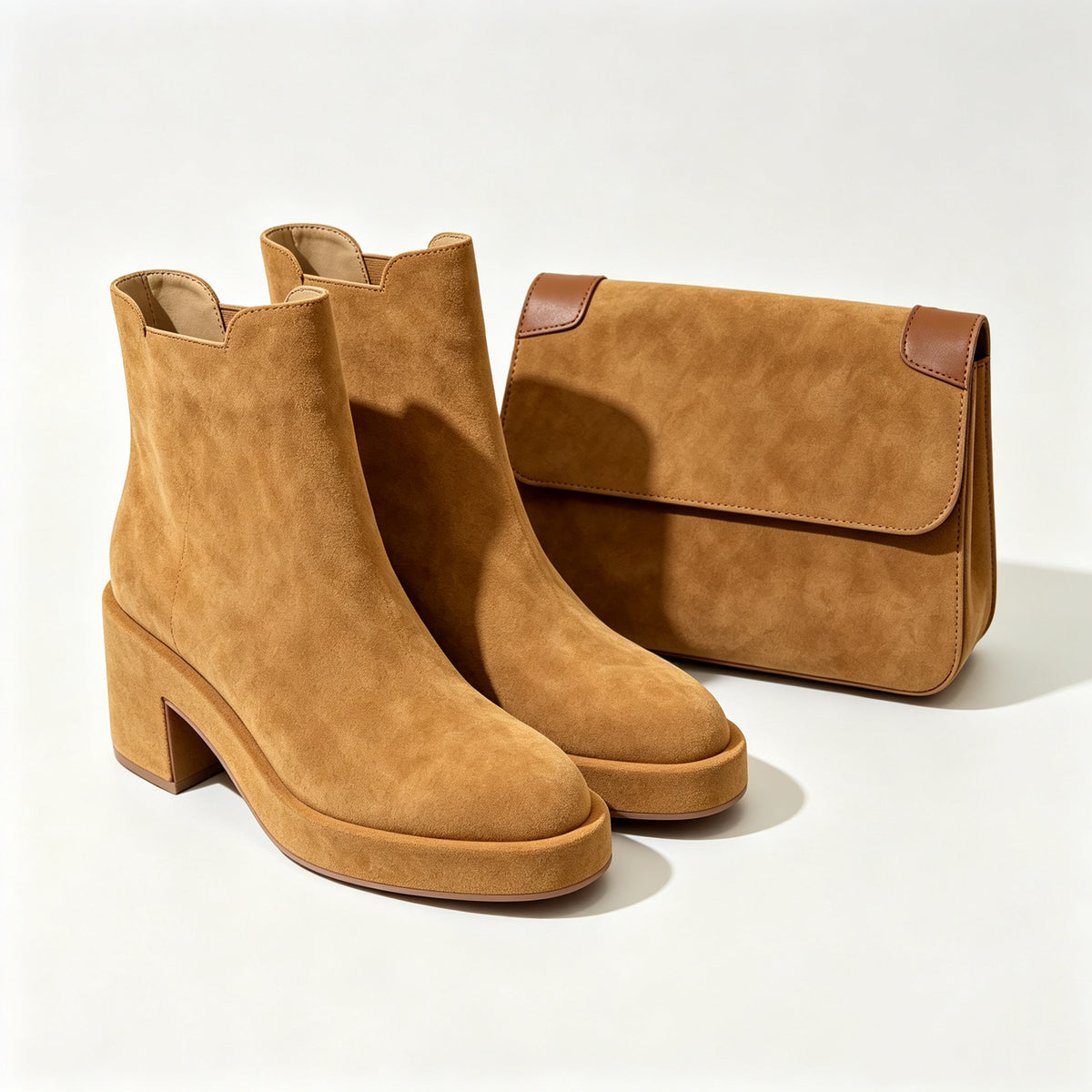Ankle boots&Handbag set free shipping