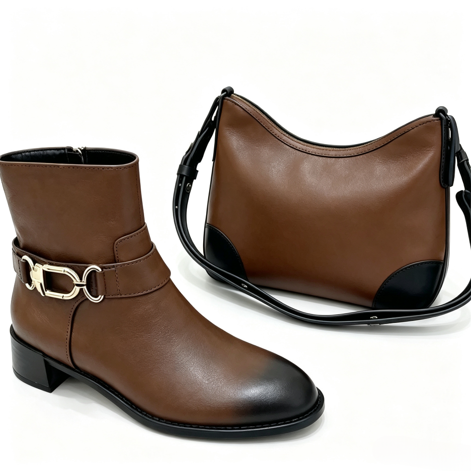 Ankle Boots&Handbag free shiping