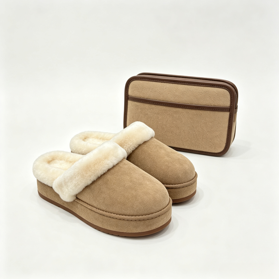 Crossbody Bag&Platform slippers free shipping