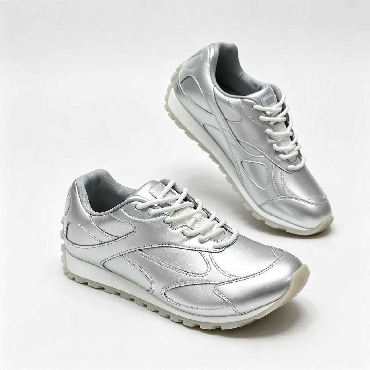 Silver sneaker free shipping