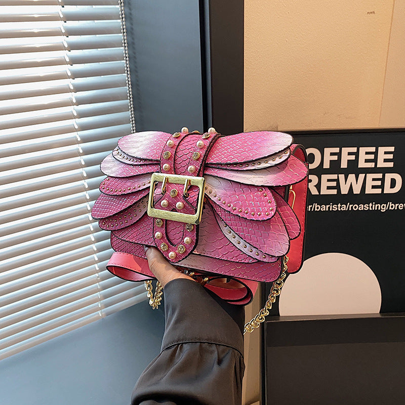 Vintage Snake Print Bag