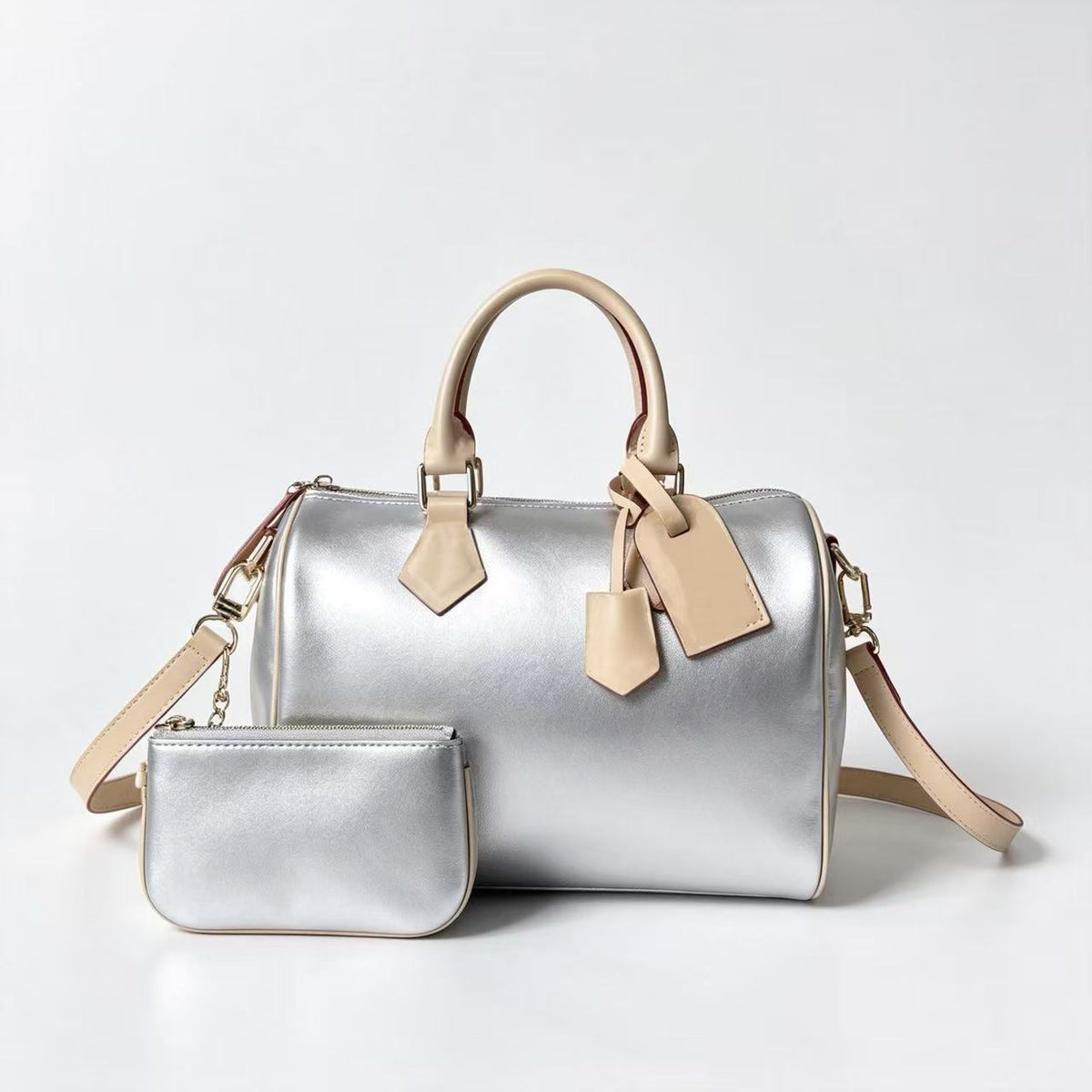 Silver speedy bag free shipping