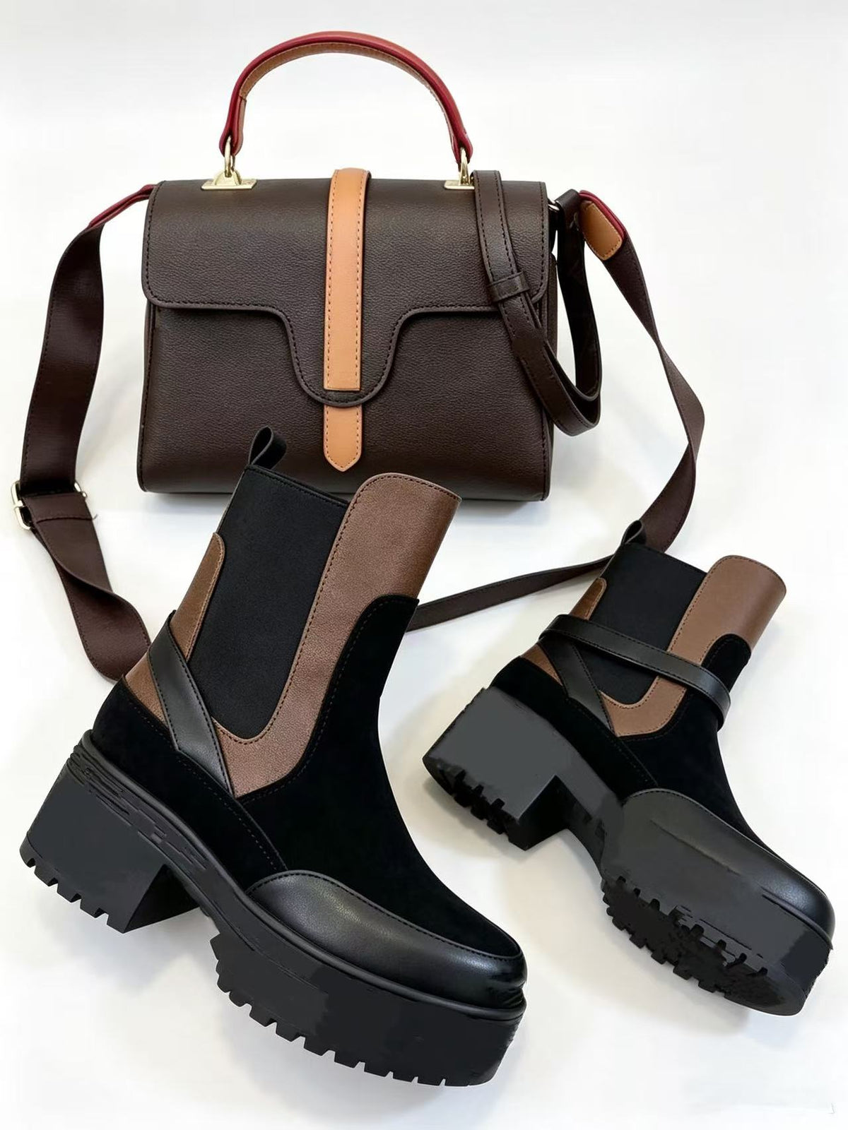 Bag&Ankle Boots free shipping