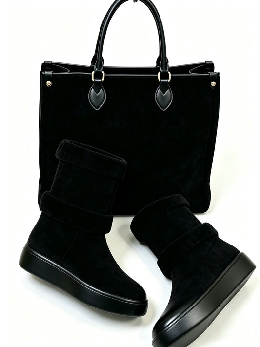 Tote bag & Boots set free shipping