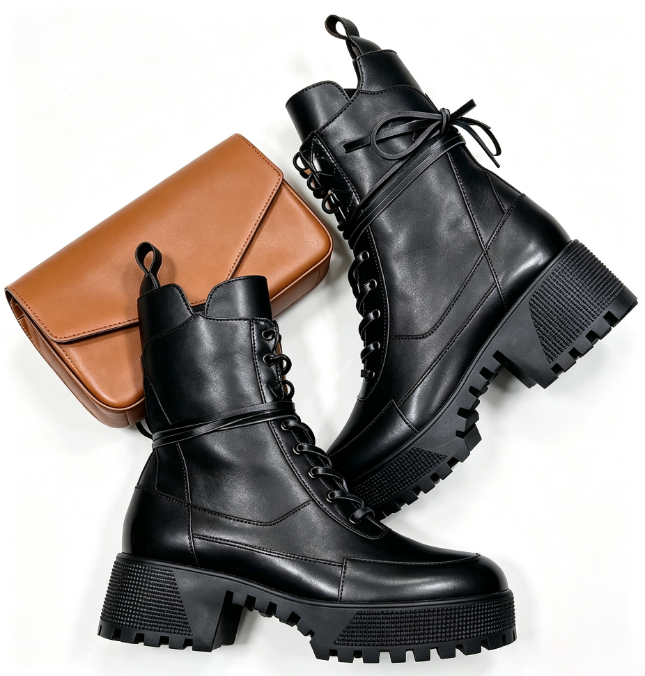 Boots & Shoulder bag free shipping
